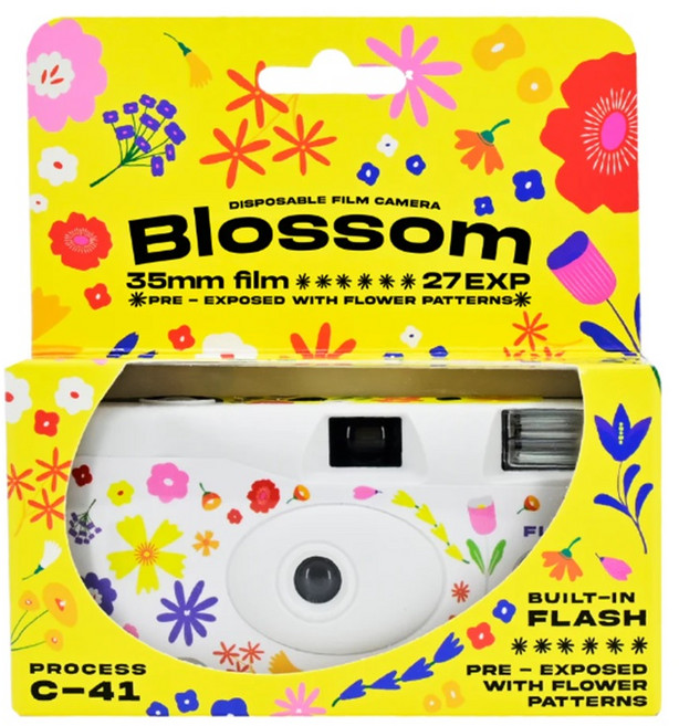 레토 블라썸 일회용카메라 27장 35mm필름/RETO Blossom Camera, 1개, 단일제품