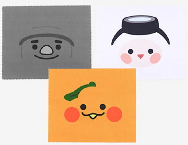 퐁당패밀리 안경닦이 3종