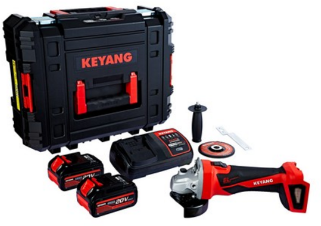 계양 18V 충전 그라인더 6.0Ah DG18BL-100S 풀세트 ( 배터리 2개 ), 1개