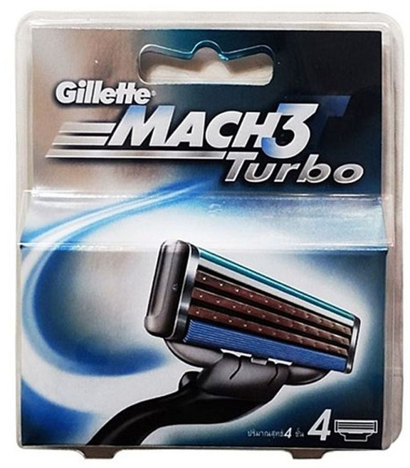 마하3 터보 면도날 4개입 1개 남자면도기 질레트면도기 날면도기 질레트면도날 안전면도기 dew+495WB