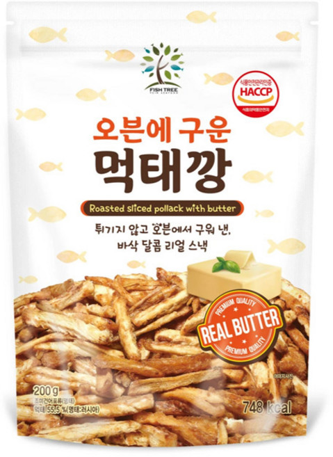 피쉬트리 오븐에 구운 먹태깡200g X 2봉 코스트코 먹태깡, 200g, 2개