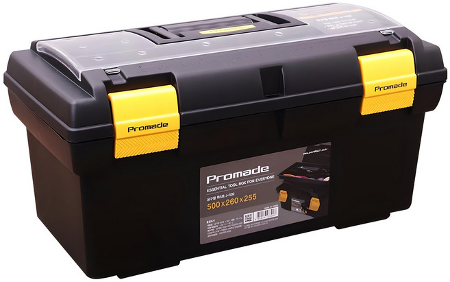 프로메이드 국산 공구함 특5호 블랙 J-5021, 단품, 1개