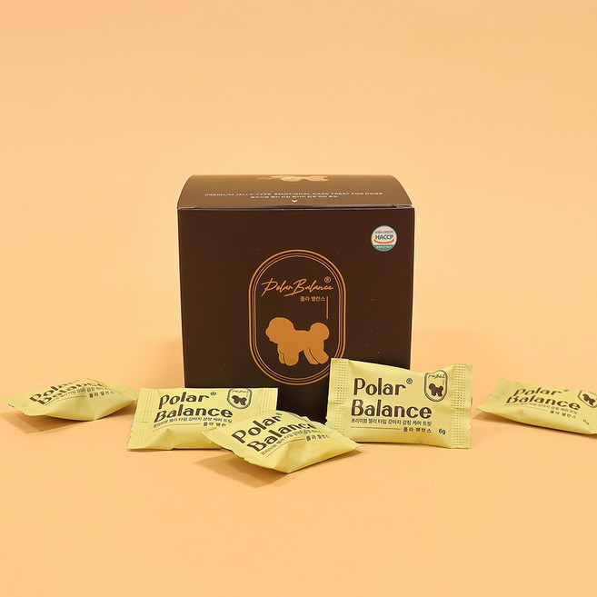 강아지 스트레스완화 영양제 감정안정 GABA L-테아닌 트릿 30개입 폴라밸런스, 1박스, 스트레스완화/안정/집중력관리, 30정