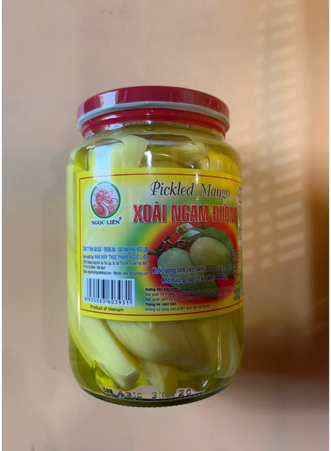 월드푸드 베트남 망고 피클 망고절임 XOAI NGAM DUONG 칠리소스10g 묶음, 800g, 1개