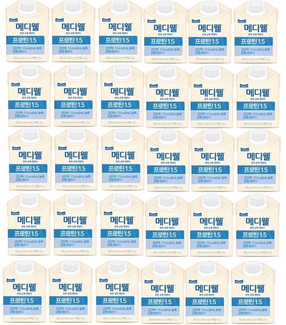 메디웰 프로틴1.5 플러스 200ml 30개 건강한 간식 아침대용, 1세트