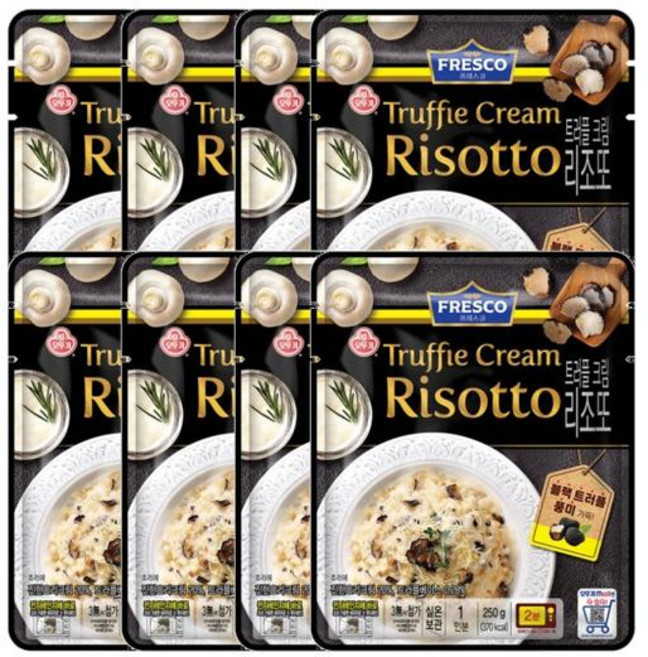 오뚜기 프레스코 트러플크림리조또, 8개, 250g