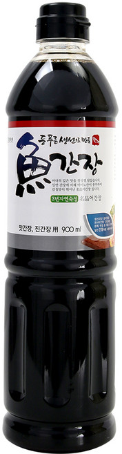 3년 자연발효 새천년 어간장 900ml / 맛간장 진간장 조림간장, 1개