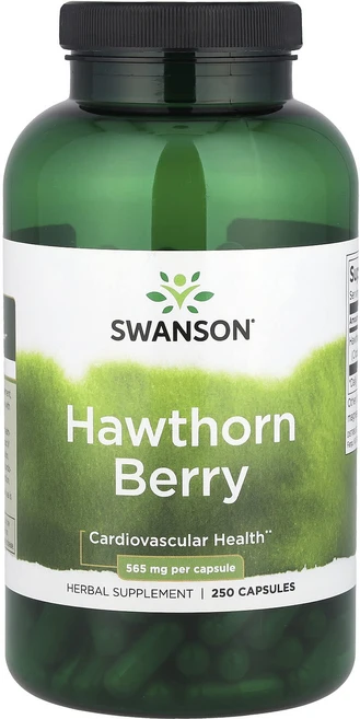 Swanson 산사나무 베리 565mg 캡슐 250정, 1개 - 쿠팡