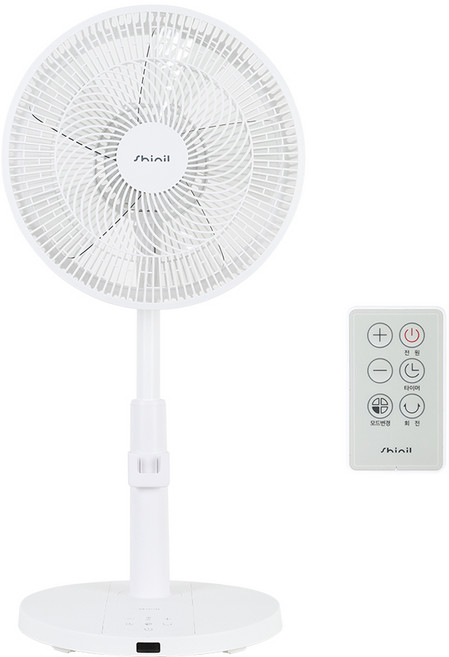 신일 인공지능 BLDC모터 무소음 리모컨 선풍기, BLDC화이트.WH