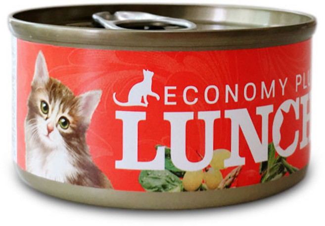 이코노미 런치 플러스 참치 게살 캔, 1개, 참치&게살