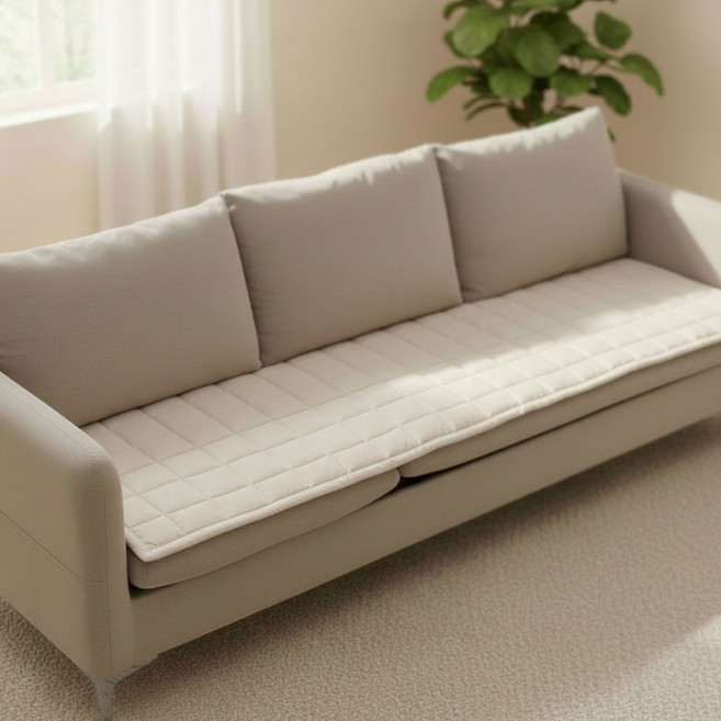 사롬사리 소프트 누빔 소파패드 논슬립