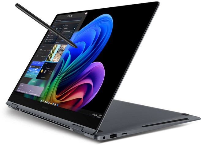 삼성전자 갤럭시북5 프로360 NT960QHA-K51AG 16인치 인텔 울트라5 영상편집 코딩용 대학생 고사양 고해상도 태블릿PC S펜 터치 WQXGA+ AI 노트북 추천, WIN11 Home, 16GB, 512GB, 그레이