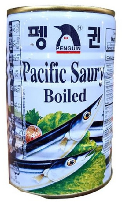 펭귄 꽁치캔400G 펭귄꽁치캔 꽁치캔 꽁치통조림 꽁치, 없음