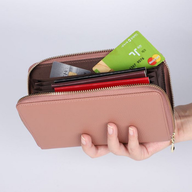 샤이니데이즈 소가죽 카드 통장지갑