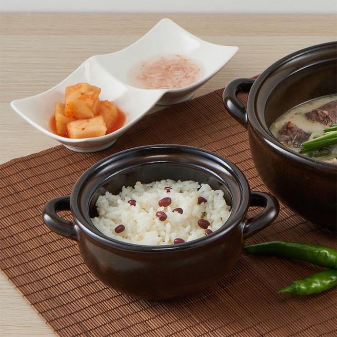 아트웨어 국산 옹기방 황토 내열냄비 뚝배기 계란찜 솥밥, 1개, 13cm