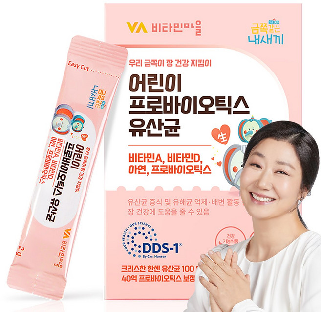 비타민마을 어린이 프로바이오틱스 유산균 30p, 60g, 1개