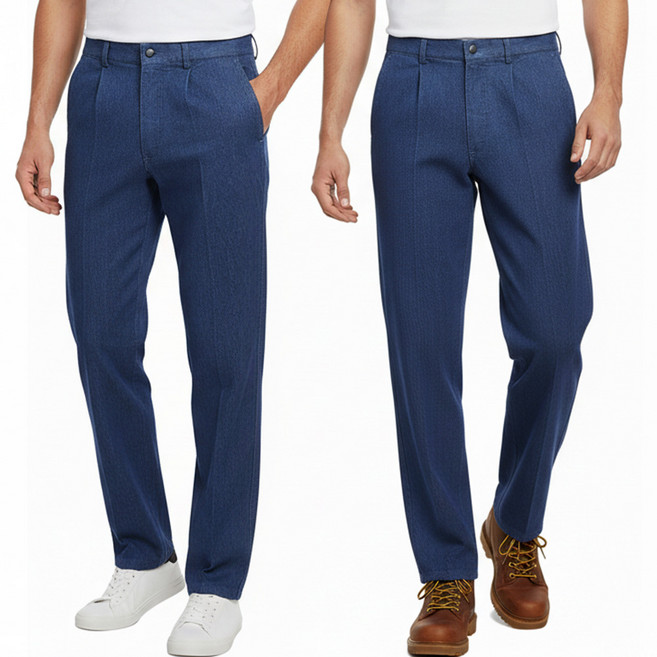 노블진 1+1 여름 작업바지 작업복 청바지 용접 아웃도어 청 하의 스판