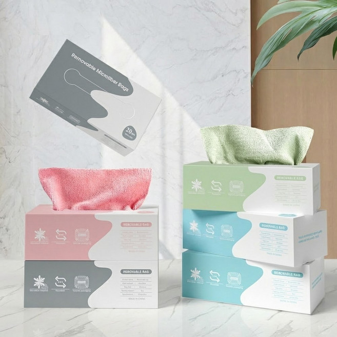 조이초이스 뽑아쓰는 다용도 일회용 행주, 4세트, 20개입