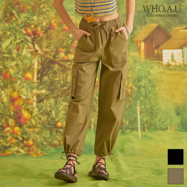 [최초가 39 900원] 여성 린넨 카고팬츠_WHTAA2457F-T