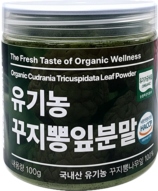 [캔시머] 국내산 유기농 꾸지뽕잎 가루 분말 #무료반품 #무료배송, 1개, 100g