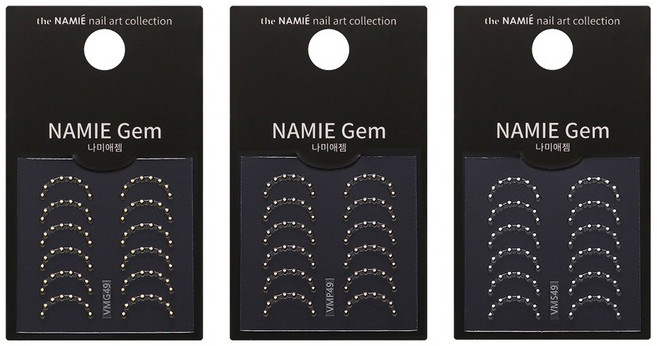 아이빛 더나미애 네일스티커 아트참 젬 180종 셀프 젤네일, VM, G_49, 1개