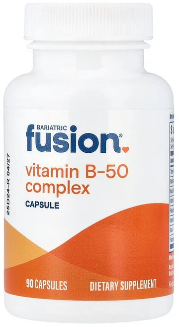 Bariatric Fusion 비타민B-50 복합체 캡슐 90정 BFF-00262, 1개, 1개 - 쿠팡