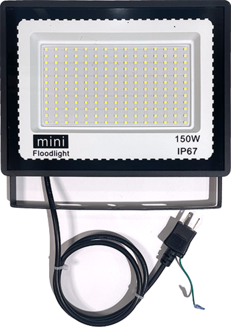 mini 戶外露營投射燈 IP67防水, 150W正規足瓦-110v-暖黃光(3000k), 1個