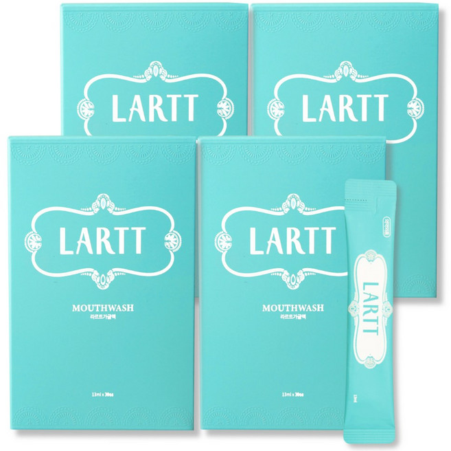 라르트 무알콜 온가족 가글 구취 샤인머스캣향 구강청결제, 13ml, 120개