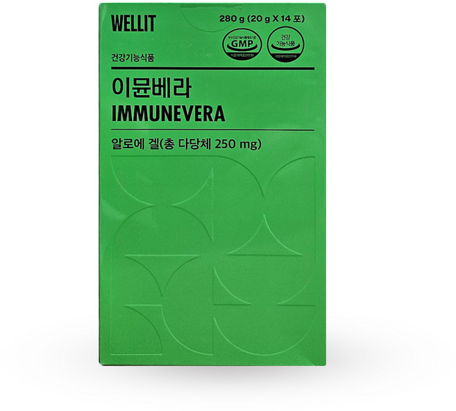 웰릿 이뮨베라 면역젤리 / 알로에베라, 14개, 20g