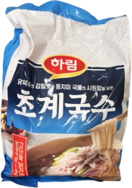코스트코 하림 초계국수 2120g(530g x 4인분) 닭 육수 고명 냉면, 4개, 530g