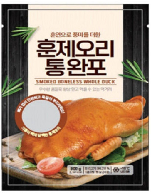 LEGANG 훈제오리통완포 900g /아이스박스+냉매제