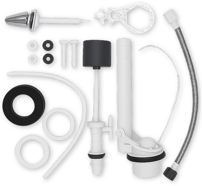 [더블러섬] 무소음 양변기 부속품_측면내림+조립공구세트