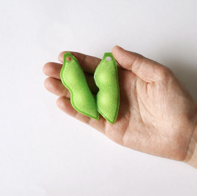 [국내배송]마나 완두콩 스펀지 수세미 2p, 1개, 2개입