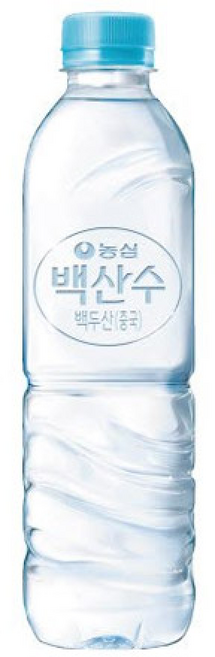 농심 백산수 무라벨, 1개, 500ml