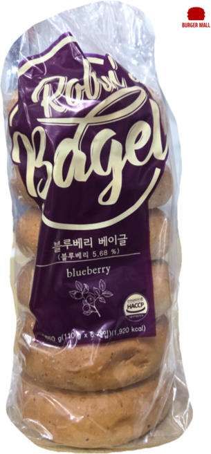 구스 블루베리 베이글 660g, 1개