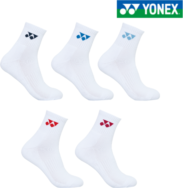 요넥스 배드민턴 양말 249SN002M 기획장목 세트 남성용 5켤레 스포츠양말 스매쉬스포츠, 1세트