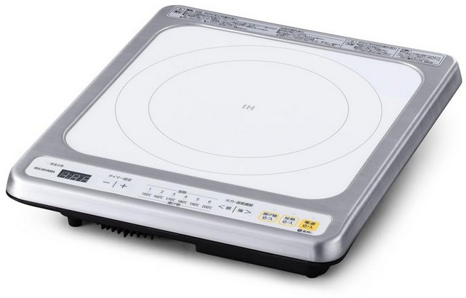 OHYAMA) 100V 1400W IHC-B113-W 아이리스 오야마(IRIS IH콘로 빌트인 타입 1구 6단계