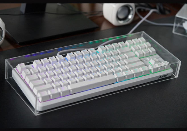 라나야 아크릴 키보드 방진 커버 먼지 차단 보호 케이스, 1개, 텐키리스 (75, 87키 등)