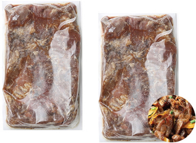 아워홈 간장 소스 제육 불고기 1kg x 2개 (냉동) 제육볶음