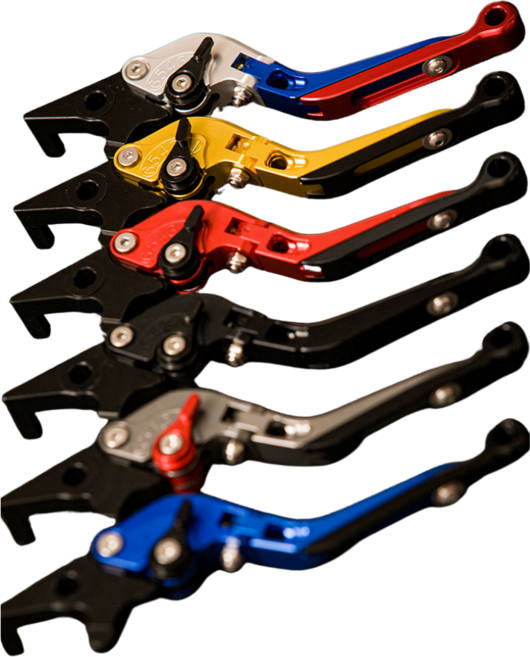 CHEKIS XMAX 파킹레버 23년이상 파킹브레이크 6단조절식 폴딩레버 아노다이징 23년-25년, 블루, 1개