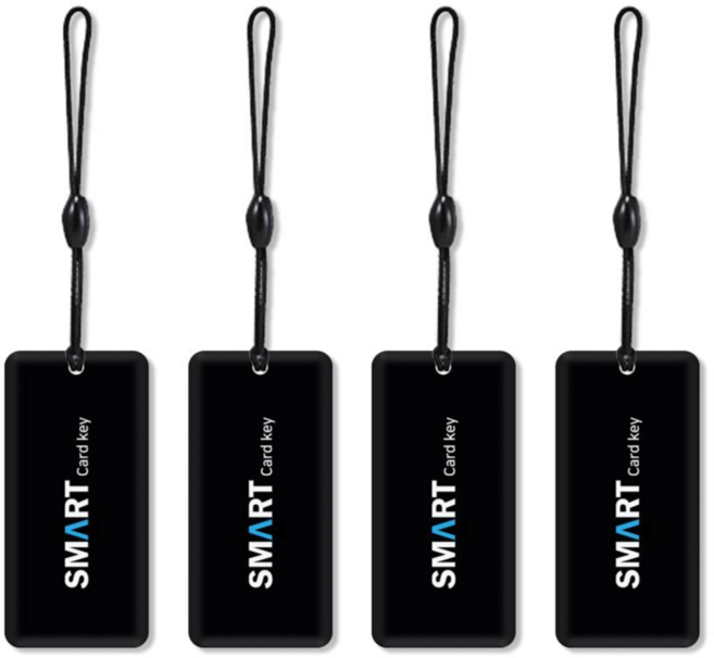 스마트 도어락 카드키 모든 브랜드 호환, 4개