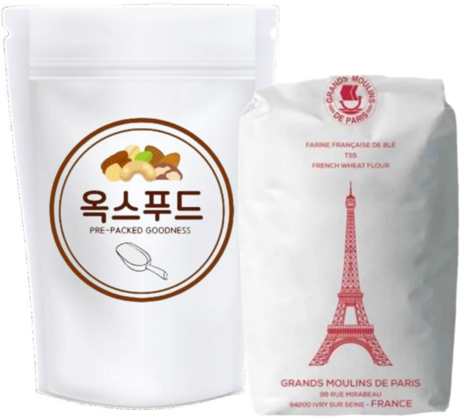 프랑스밀가루 T55 1kg GMP 베이크플러스 소분, 1개
