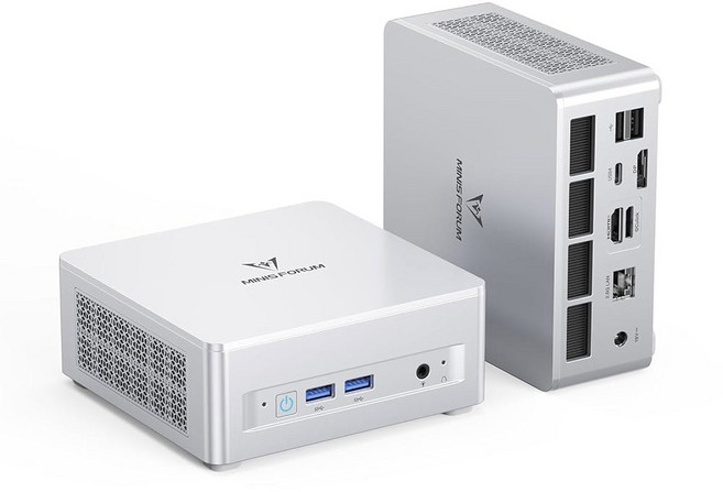 미니스포룸 M1 1295 미니 PC 인텔 코어 i9 12950HX 16C / 24T 최대 5 0GHz 스 지가 없는 베어본 /OS 컴퓨터 오 홈 HD /DP /USB C 비디오, UM880 Plus 32GB 1TB