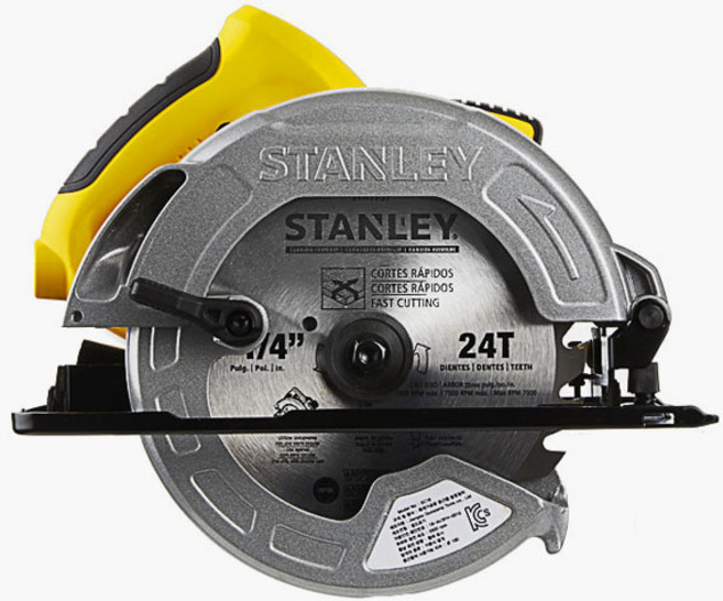스탠리 SC16 원형톱 17.78cm 1600W 절단 절삭 목재절단, 1개