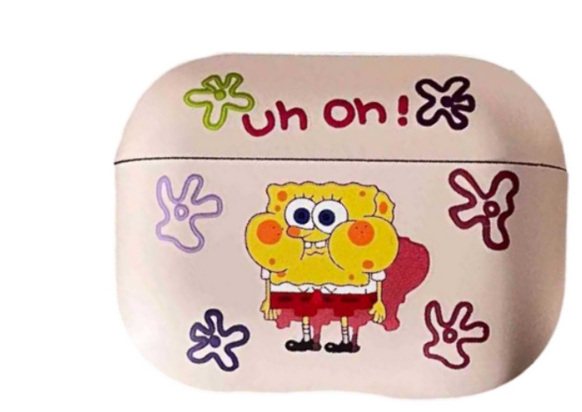 디프른티 에어팟1/2/3/4세대 프로/프로2 TPU 케이스, 에어팟4세대, 16.스폰지밥, 1개