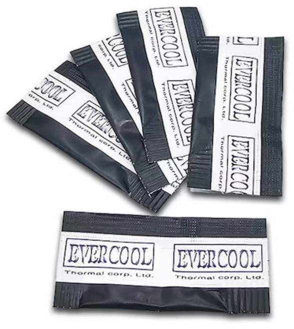 1회용 써멀구리스 0.5g PC 컴퓨터 CPU VGA 쿨러 팬 고열 온도 서멀그리스 열전도 방열판 냉각 휀 스크래퍼, 1개