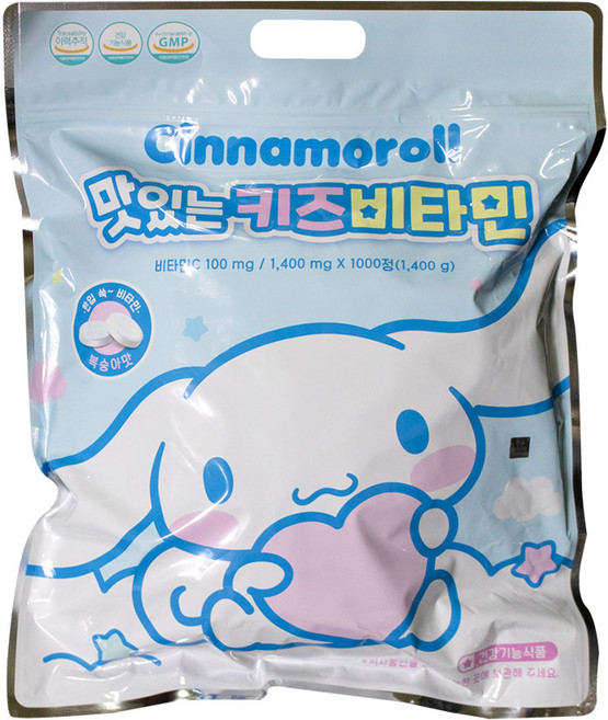 아텍스 시나모롤 맛있는 키즈비타민, 1000정, 1개