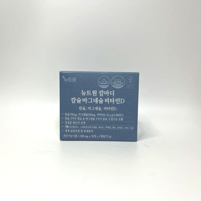 뉴트원 칼슘 마그네슘 비타민D 72g, 30정, 2개