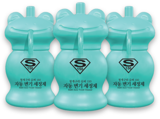 오래가는 자동변기세정제 슈퍼150 3개, 150g