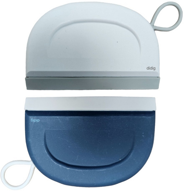 디딕 주방 욕실 물기제거 한손에 쏙 작은 스퀴지2p, 무광 화이트, 무광 네이비, 2개